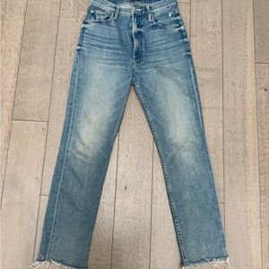 MOTHER High Waisted Blue Denim Jeans